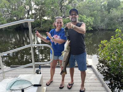 Lovie’s first Snook