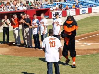 oles at Ed Smith Stadium Sarasota Florida for Fan Fest