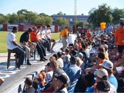 Orioles fan forum at 2009 fan fest at Ed Smith Stadium Sarasota Florida