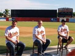 The Orioles fan forum at Ed Smith Stadium Sarasota Florida for Fan Fest