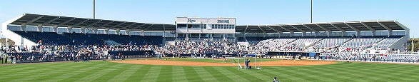 Center Field View of Tampa Bay Rays Spring Training Facility in Port Charlotte Florida