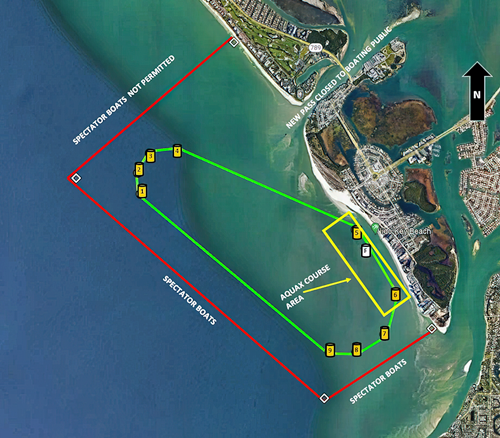 Course Map 2022 Sarasota Powerboat Grand Prix