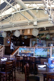 Boatyard Waterfront Grill open air dining room