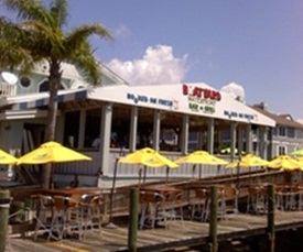 Boatyard Waterfront Bar and Grill facing Sarasota bay