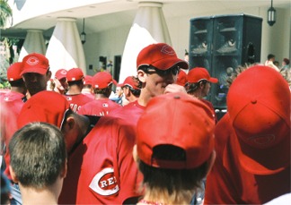 Cincinnati Reds Rally Downtown Sarasota Florida