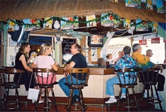 Tiki Hut Bar at The Boatyard Waterfront Grill, Sarasota