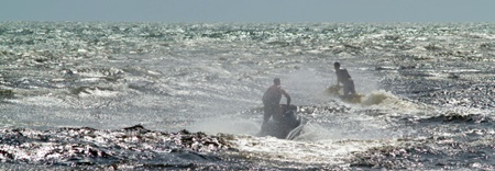 Jet skiing off Venice Jetty Jet skiing off Venice Jetty