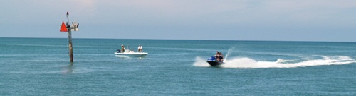 jet skiing on the gulf of mexico in sarasota