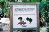 Entrance to Nature Trail at Myakka River State Park Florida