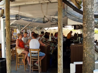 The Bar at Pops Sunset Grill in Nokomis Florida