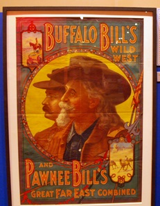 Poster of Buffalo Bill at Ringling Circus Museum