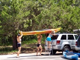 Kayak launch at South Lido Park Sarasota Florida
