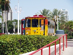 the trolley at the pier st pete florida