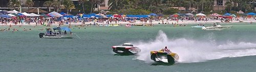 Sarasota Offshore racing at Lido Beach