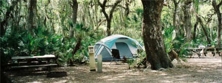 Tent Camping at Myakka River State Park