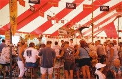 Sharks tooth Festival beer tent Venice Florida