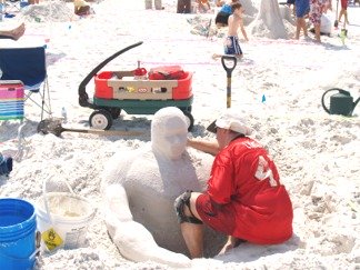 Siesta Beach Sand Sculpting Contest Sarasota Florida