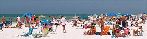 Girls on the beach on Siesta Key Florida